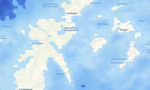 Regenradar Vorschaubild - Aktuelle Niederschläge in Bettmaringen und Umgebung