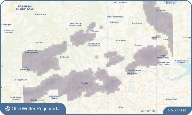 OtterWetter Regenradar-Widget Bettmaringen