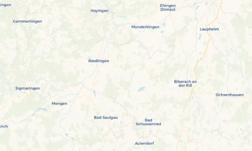Regenradar Vorschaubild - Aktuelle Niederschläge in Betzenweiler und Umgebung
