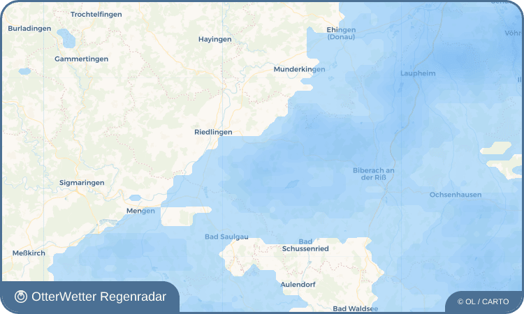 OtterWetter Regenradar-Widget Betzenweiler