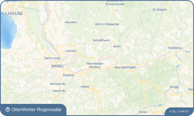 OtterWetter Regenradar-Widget Beuggen