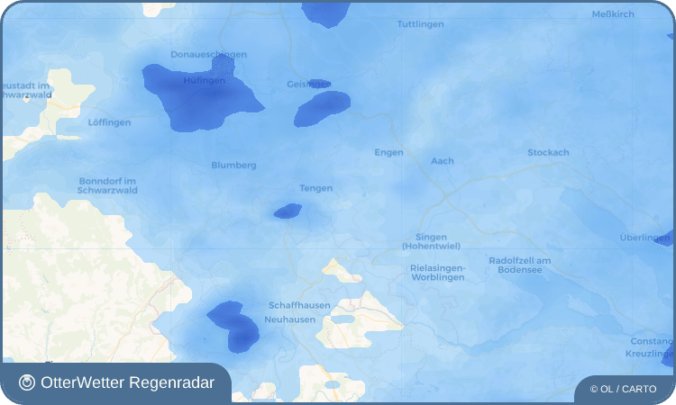 OtterWetter Regenradar-Widget Beuren am Ried