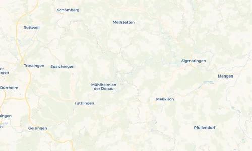 Regenradar Vorschaubild - Aktuelle Niederschläge in Beuron und Umgebung