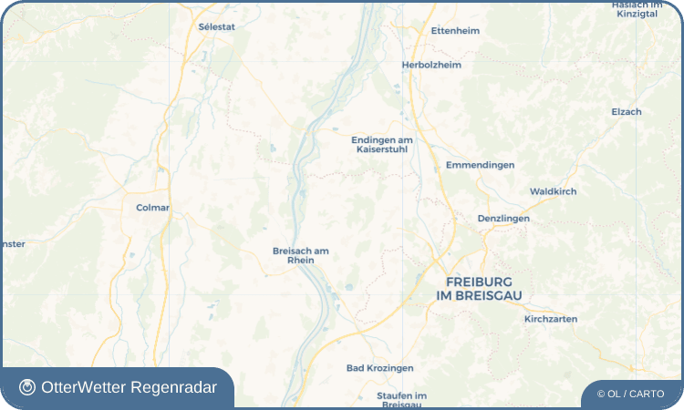 OtterWetter Regenradar-Widget Bickensohl