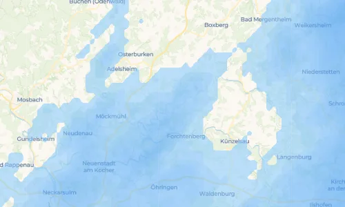 Regenradar Bieringen: aktuelle Niederschläge in Bieringen und Umgebung, Stand 17. Oktober 2026 um 19:05 Uhr