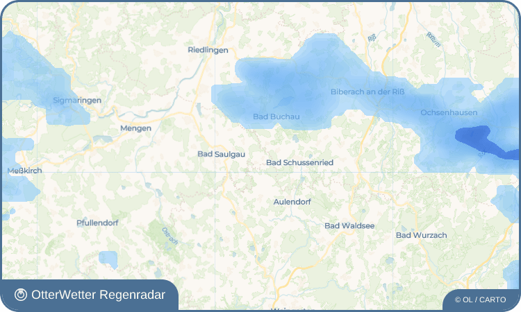 Widget-Vorschau für Bierstetten Wetter-Widget-Vorschau mit Vorhersagedaten für Bierstetten