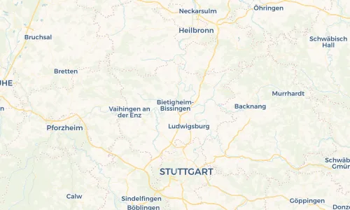 Regenradar Vorschaubild - Aktuelle Niederschläge in Bietigheim-Bissingen und Umgebung