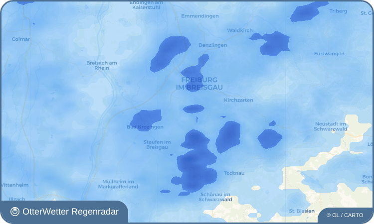 OtterWetter Regenradar-Widget Biezighofen
