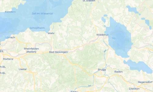 Regenradar Vorschaubild - Aktuelle Niederschläge in Binzgen und Umgebung