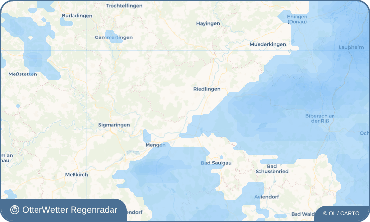 OtterWetter Regenradar-Widget Binzwangen