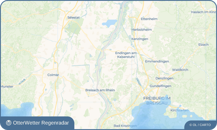 OtterWetter Regenradar-Widget Bischoffingen