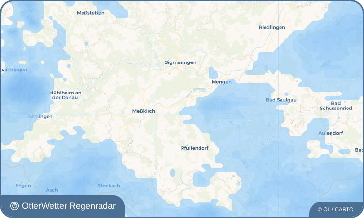 OtterWetter Regenradar-Widget Bittelschieß