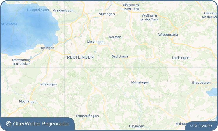 OtterWetter Regenradar-Widget Bleichstetten