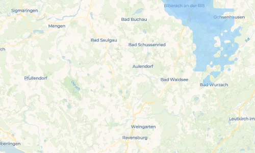Regenradar Blönried: aktuelle Niederschläge in Blönried und Umgebung, Stand 21. Oktober 2026 um 19:05 Uhr
