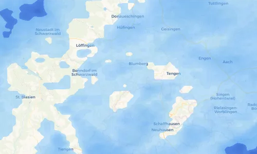 Regenradar Vorschaubild - Aktuelle Niederschläge in Blumegg und Umgebung