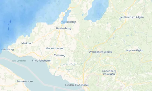 Regenradar Vorschaubild - Aktuelle Niederschläge in Bodnegg und Umgebung