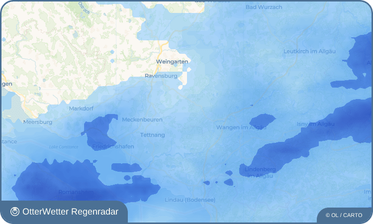 OtterWetter Regenradar-Widget Bodnegg