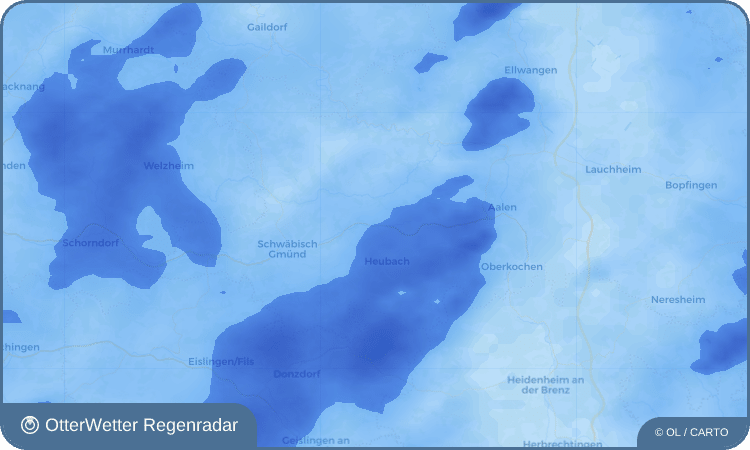 OtterWetter Regenradar-Widget Böbingen an der Rems