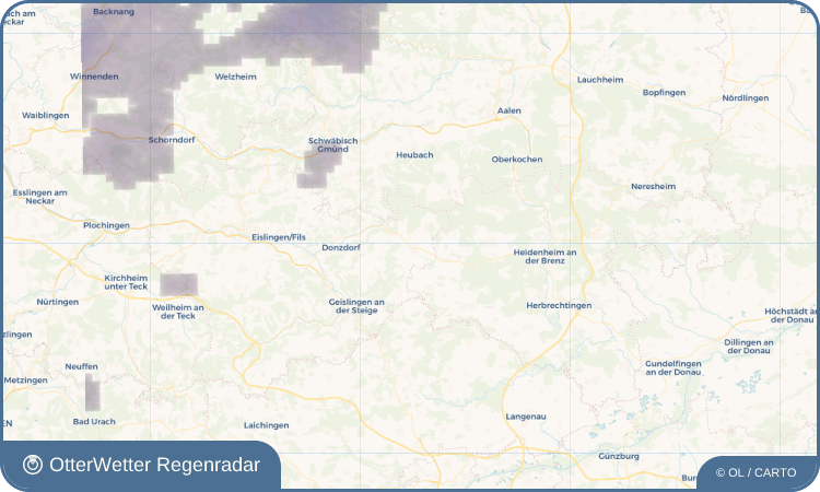 OtterWetter Regenradar-Widget Böhmenkirch