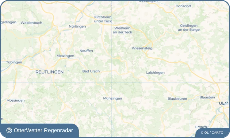 Wetter-Widget-Vorschau mit Vorhersagedaten für Böhringen