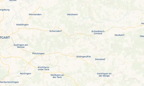 Regenradar-Vorschau: aktuelle Niederschläge in Börtlingen und Umgebung