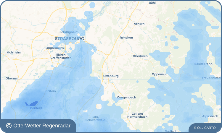 Wetter-Widget-Vorschau mit Vorhersagedaten für Bohlsbach