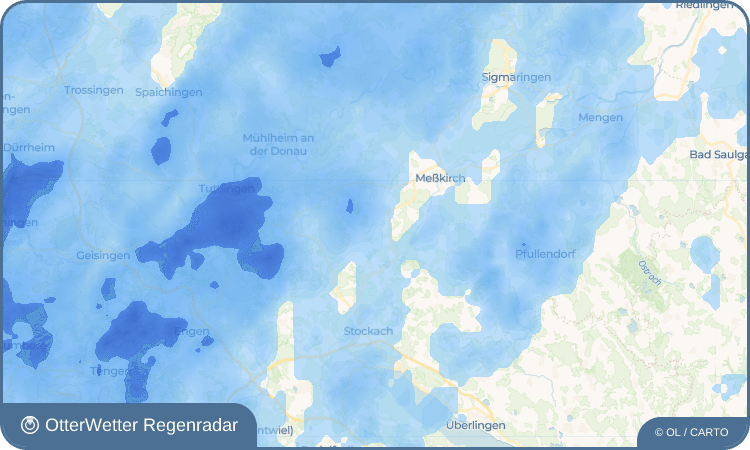 OtterWetter Regenradar-Widget Boll