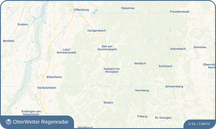 OtterWetter Regenradar-Widget Bollenbach