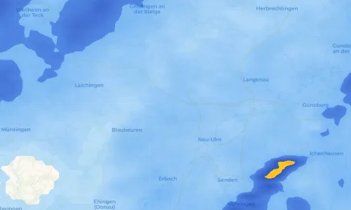 Regenradar Vorschaubild - Aktuelle Niederschläge in Bollingen und Umgebung