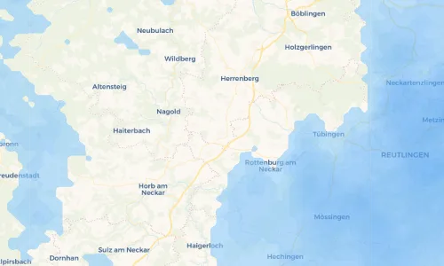 Regenradar Vorschaubild - Aktuelle Niederschläge in Bondorf und Umgebung