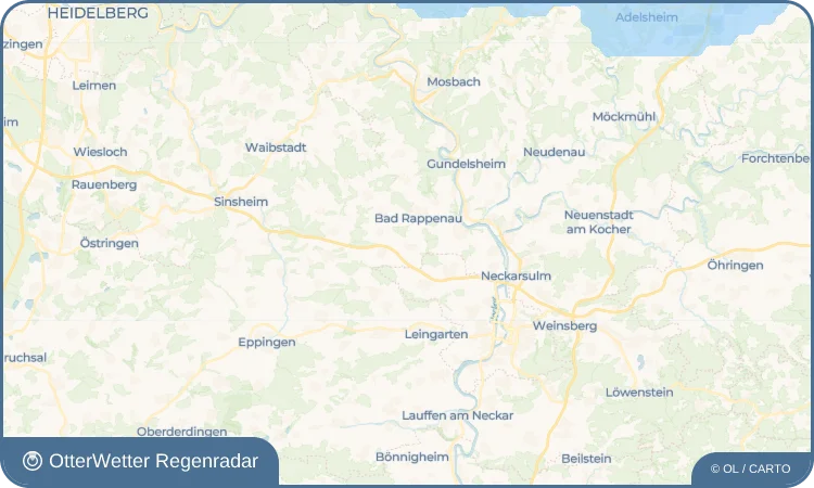 Widget-Vorschau für Bonfeld Wetter-Widget-Vorschau mit Vorhersagedaten für Bonfeld