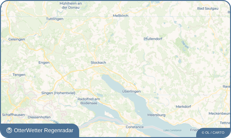 OtterWetter Regenradar-Widget Bonndorf