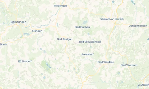 Regenradar Vorschaubild - Aktuelle Niederschläge in Boos und Umgebung