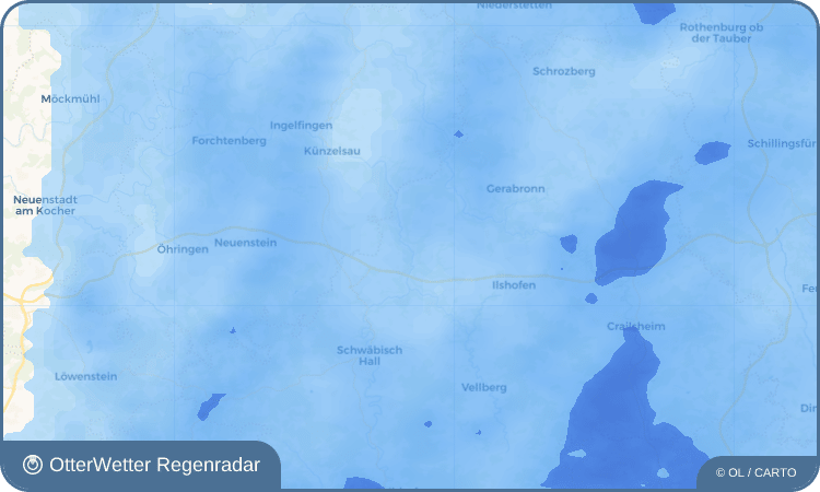 Widget-Vorschau für Braunsbach Wetter-Widget-Vorschau mit Vorhersagedaten für Braunsbach