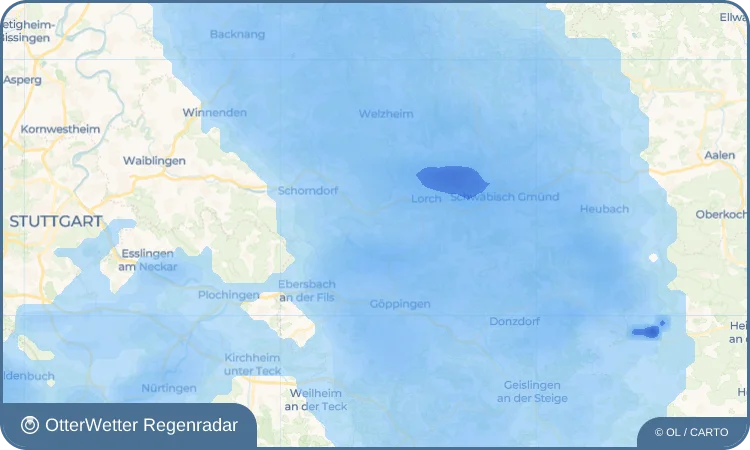Widget-Vorschau für Breech Wetter-Widget-Vorschau mit Vorhersagedaten für Breech