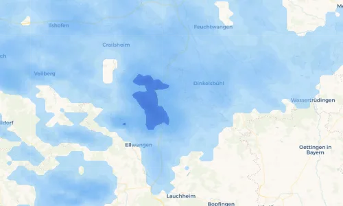 Regenradar Vorschaubild - Aktuelle Niederschläge in Breitenbach und Umgebung