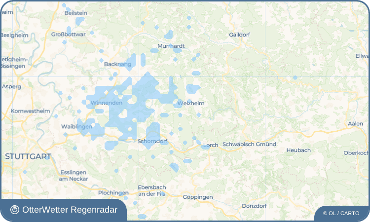 OtterWetter Regenradar-Widget Breitenfürst