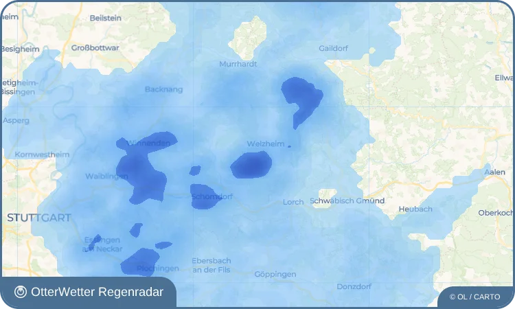Wetter-Widget-Vorschau mit Vorhersagedaten für Breitenfürst