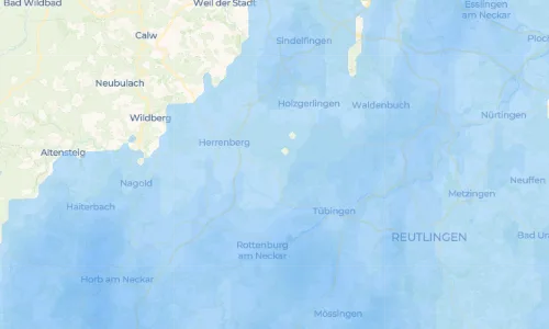 Regenradar Vorschaubild - Aktuelle Niederschläge in Breitenholz und Umgebung
