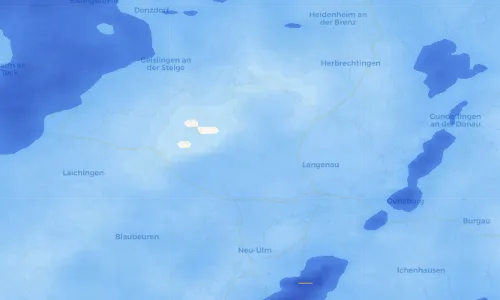 Regenradar Vorschaubild - Aktuelle Niederschläge in Breitingen und Umgebung