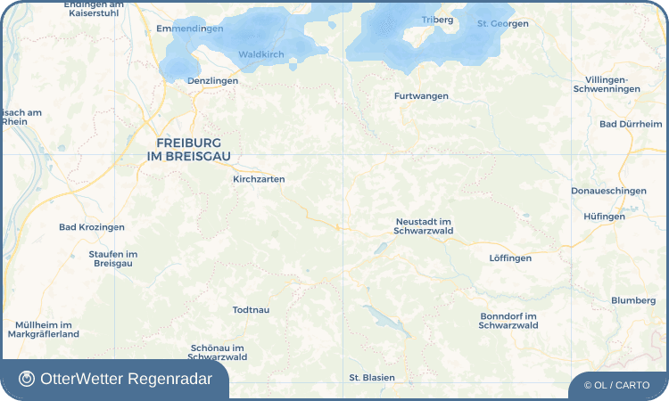 OtterWetter Regenradar-Widget Breitnau