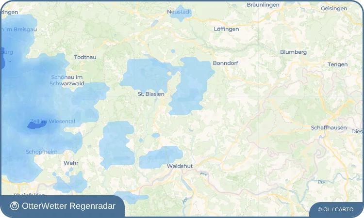 Widget-Vorschau für Brenden Wetter-Widget-Vorschau mit Vorhersagedaten für Brenden