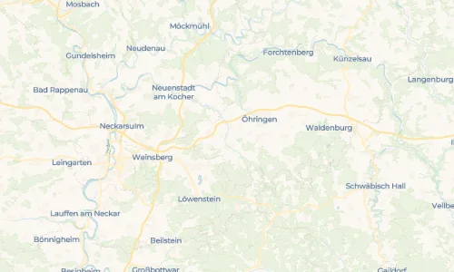Regenradar Vorschaubild - Aktuelle Niederschläge in Bretzfeld und Umgebung