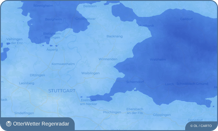 OtterWetter Regenradar-Widget Breuningsweiler