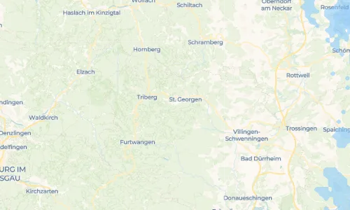 Regenradar Brigach: aktuelle Niederschläge in Brigach und Umgebung, Stand 26. Oktober 2026 um 6:00 Uhr