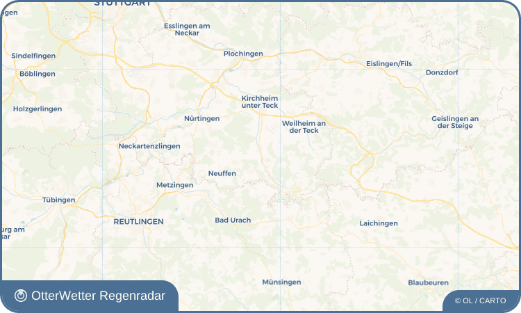 OtterWetter Regenradar-Widget Brucken