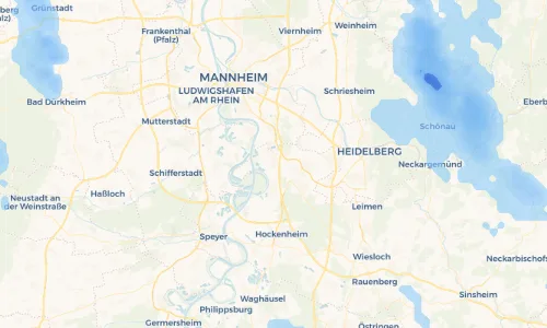 Regenradar Vorschaubild - Aktuelle Niederschläge in Brühl und Umgebung