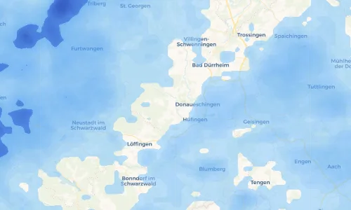 Regenradar Vorschaubild - Aktuelle Niederschläge in Bruggen und Umgebung