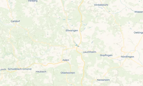 Regenradar Vorschaubild - Aktuelle Niederschläge in Buch und Umgebung