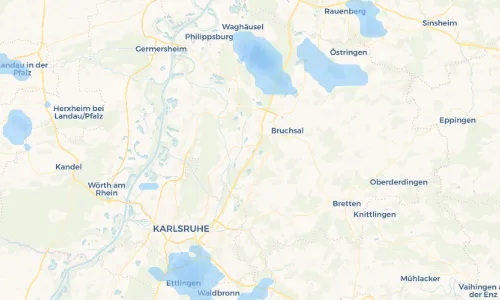 Regenradar Vorschaubild - Aktuelle Niederschläge in Büchenau und Umgebung